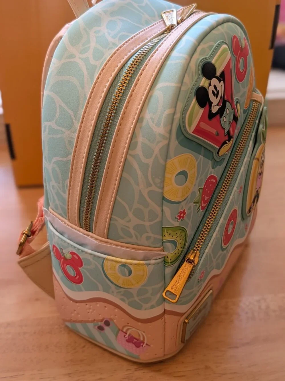 Loungefly Disney Mickey & Minnie Beach Fun Mini Backpack